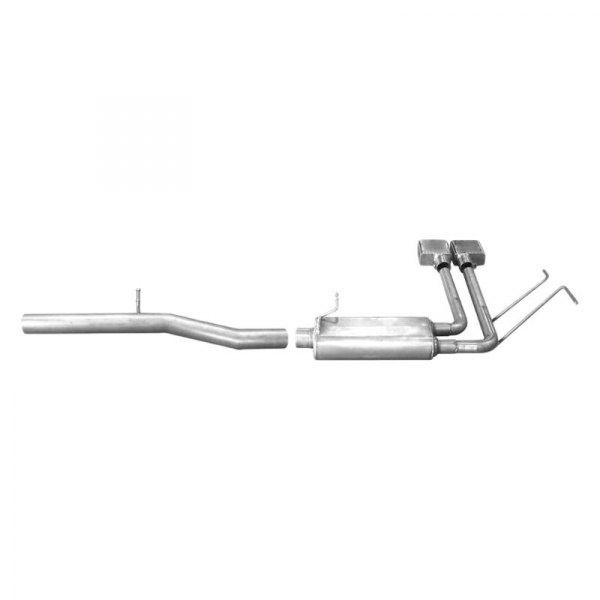 Gibson® - Super Truck™ Aluminized Steel Cat-Back Exhaust System