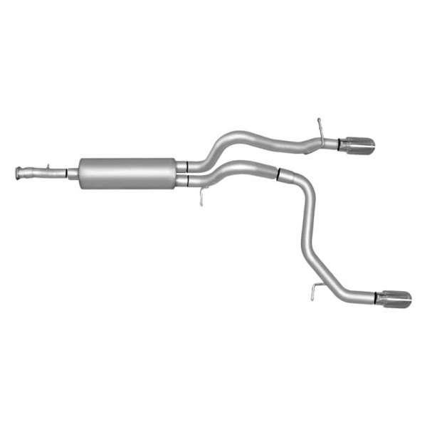 Gibson® - Split Rear™ Stainless Steel Cat-Back Exhaust System, Hummer H3