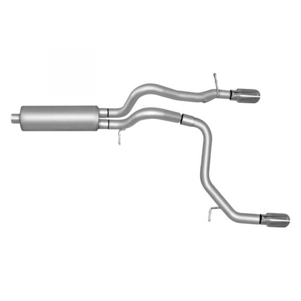 Gibson® - Split Rear™ Stainless Steel Cat-Back Exhaust System, Hummer H3