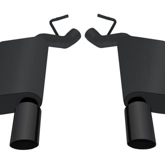 Gibson® - Black Elite™ 409 SS Axle-Back Exhaust System with Split Rear Exit