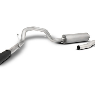 Gibson® - Black Elite™ Stainless Steel Cat-Back Exhaust System with Single Side Exit