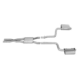 Gibson® - American Muscle Car™ Stainless Steel Cat-Back Exhaust System with Split Rear Exit