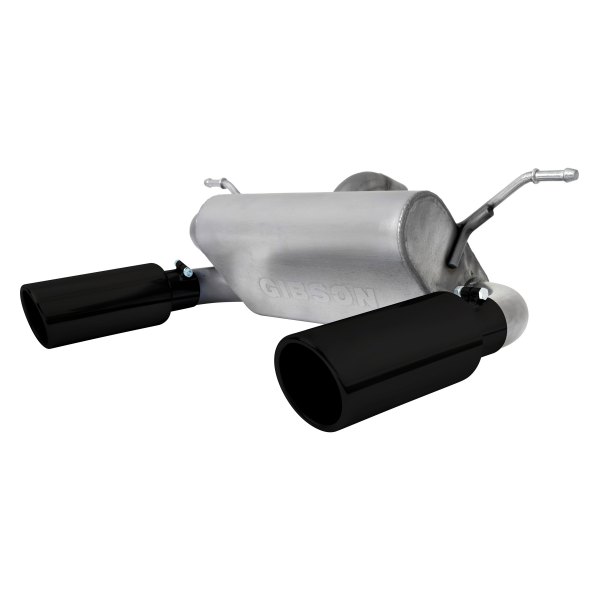 Gibson® - Black Elite™ Stainless Steel Axle-Back Exhaust System, Jeep Wrangler