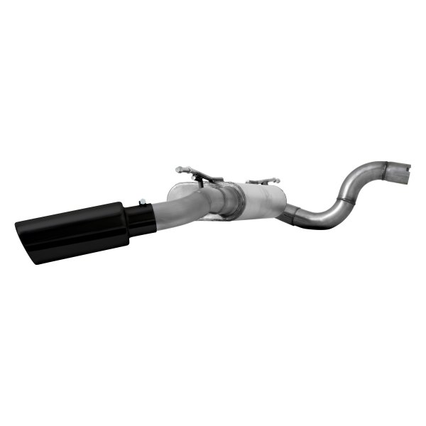 Gibson® - Black Elite™ Stainless Steel Axle-Back Exhaust System, Jeep Wrangler