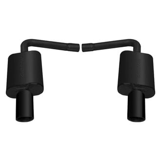 Gibson® - Black Elite™ Stainless Steel Axle-Back Exhaust System with Split Rear Exit