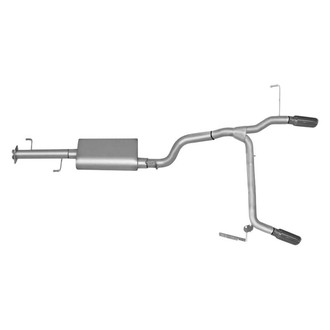 Gibson® - Split Rear™ Stainless Steel Cat-Back Exhaust System with Split Rear Exit