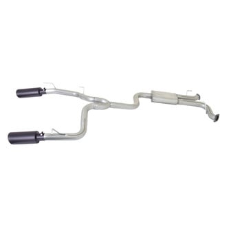Gibson® - Black Elite™ Stainless Steel Cat-Back Exhaust System with Split Rear Exit