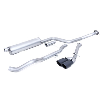 Gibson® - Black Elite™ Stainless Steel Cat-Back Exhaust System with Dual Side Exit