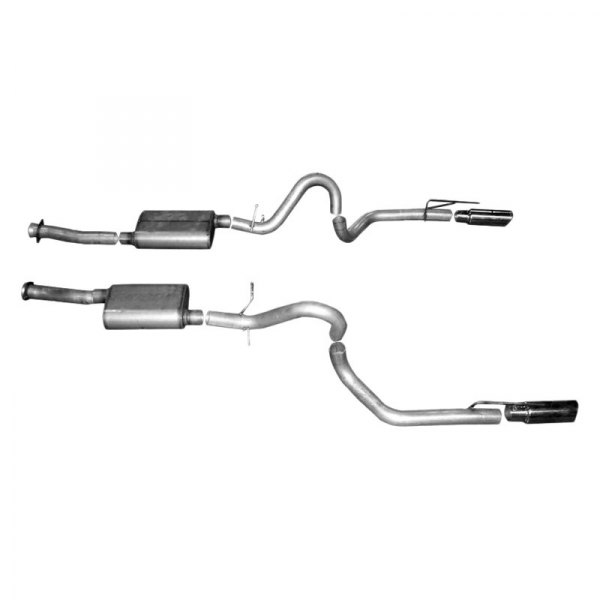 Gibson® - American Muscle Car™ Stainless Steel Cat-Back Exhaust System, Ford Mustang