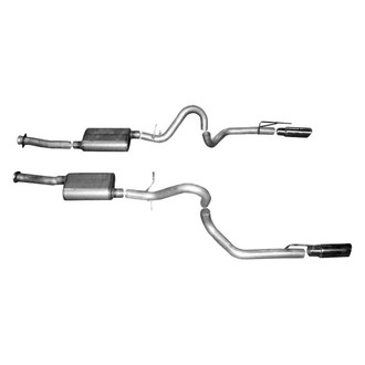 Gibson® - American Muscle Car™ Stainless Steel Cat-Back Exhaust System with Split Rear Exit