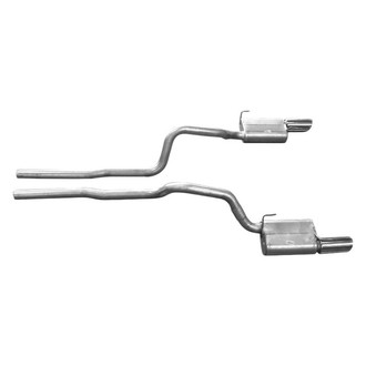 Gibson® - American Muscle Car™ Stainless Steel Cat-Back Exhaust System with Split Rear Exit