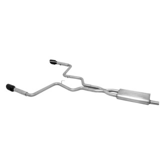 Gibson® - Black Elite™ Stainless Steel Cat-Back Exhaust System with Split Rear Exit
