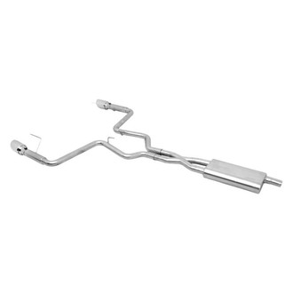 Gibson® - American Muscle Car™ Stainless Steel Cat-Back Exhaust System with Split Rear Exit