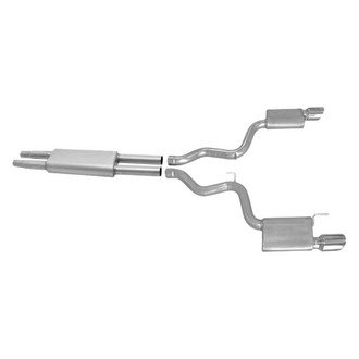 Gibson® - American Muscle Car™ Stainless Steel Cat-Back Exhaust System with Split Rear Exit