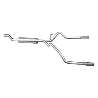 Gibson® - Split Rear™ Aluminized Steel Cat-Back Exhaust System with Split Rear Exit