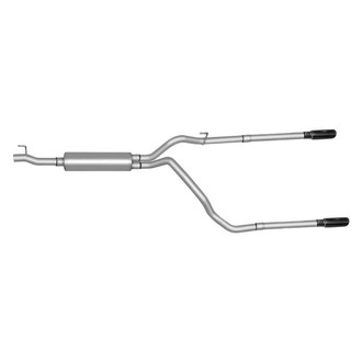 Gibson® - Split Rear™ Aluminized Steel Cat-Back Exhaust System with Split Rear Exit