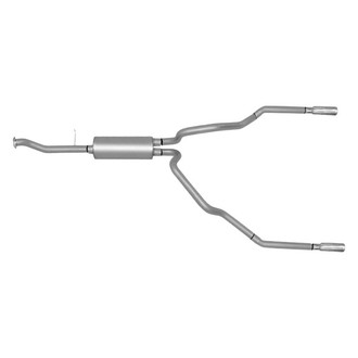 Gibson® - Split Rear™ Stainless Steel Cat-Back Exhaust System with Split Rear Exit