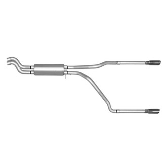 Gibson® - Split Rear™ Stainless Steel Cat-Back Exhaust System with Split Rear Exit