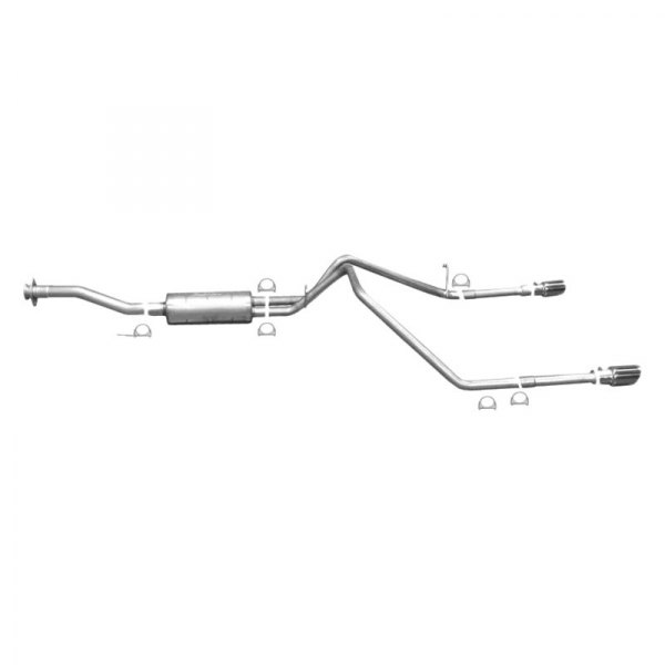 Gibson® - Split Rear™ Stainless Steel Cat-Back Exhaust System