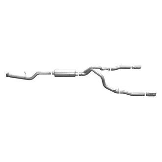 Gibson® - Split Rear™ Stainless Steel Cat-Back Exhaust System with Split Rear Exit