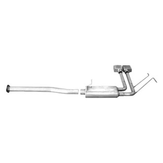 Gibson® - Super Truck™ Stainless Steel Cat-Back Exhaust System with Dual Side Exit