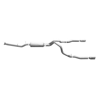 Gibson® - Split Rear™ Stainless Steel Cat-Back Exhaust System with Split Rear Exit