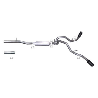 Gibson® - Black Elite™ Stainless Steel Cat-Back Exhaust System with Split Side Exit