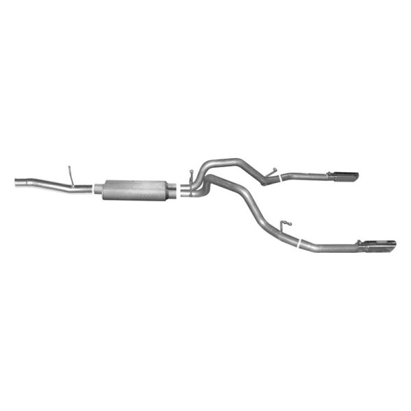 Gibson® - Split Rear™ Stainless Steel Cat-Back Exhaust System