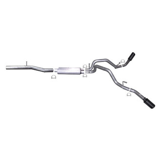 Gibson® - Black Elite™ Stainless Steel Cat-Back Exhaust System with Split Side Exit