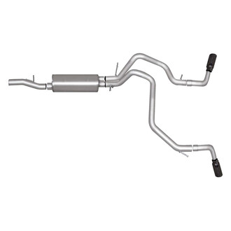 Gibson® - Black Elite™ Stainless Steel Cat-Back Exhaust System with Split Side Exit
