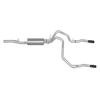 Gibson® - Split Rear™ Stainless Steel Cat-Back Exhaust System with Split Rear Exit