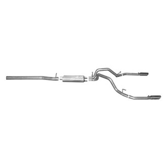 Gibson® - Split Rear™ Stainless Steel Cat-Back Exhaust System with Split Rear Exit
