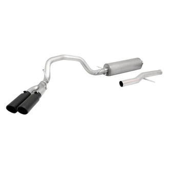 Gibson® - Black Elite™ Stainless Steel Cat-Back Exhaust System with Dual Side Exit