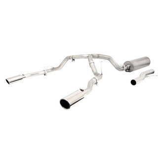 Gibson® - Split Rear™ Stainless Steel Cat-Back Exhaust System with Split Rear Exit