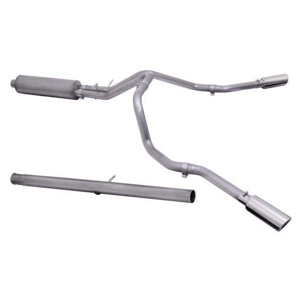 Gibson® - Black Elite™ Stainless Steel Dual Extreme Cat-Back Exhaust System