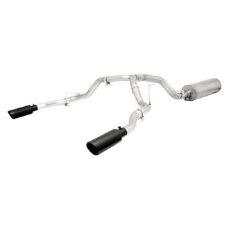 Gibson® - Black Elite™ Stainless Steel Cat-Back Exhaust System with Split Rear Exit