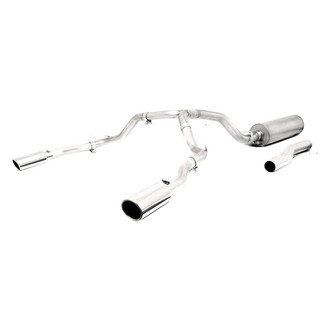 Gibson® - Split Rear™ Stainless Steel Cat-Back Exhaust System with Split Rear Exit