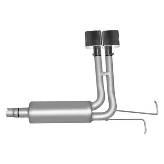 Gibson® - Super Truck™ Stainless Steel Cat-Back Exhaust System with Dual Side Exit