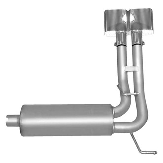 Gibson® - Super Truck™ Stainless Steel Cat-Back Exhaust System with Dual Side Exit