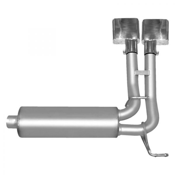 Gibson® - Super Truck™ Stainless Steel Cat-Back Exhaust System, Dodge Ram