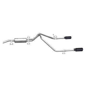 Gibson® - Black Elite™ Stainless Steel Cat-Back Exhaust System with Split Rear Exit