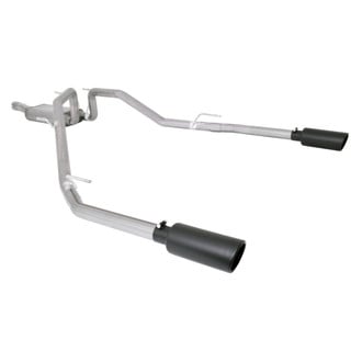 Gibson® - Black Elite™ Stainless Steel Cat-Back Exhaust System with Split Rear Exit