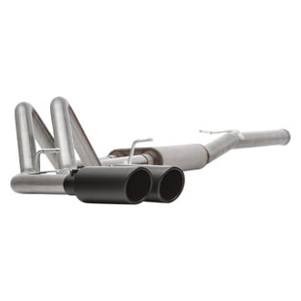 Gibson® - Black Elite™ Stainless Steel Cat-Back Exhaust System with Dual Side Exit