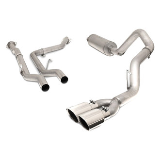 Gibson® - Dual Sport™ Stainless Steel Cat-Back Exhaust System with Dual Side Exit