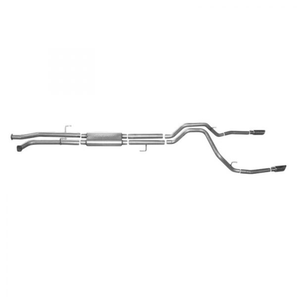 Gibson® - Split Rear™ Stainless Steel Cat-Back Exhaust System, Toyota Tundra