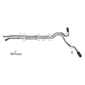 Gibson® - Black Elite™ Stainless Steel Cat-Back Exhaust System with Split Side Exit