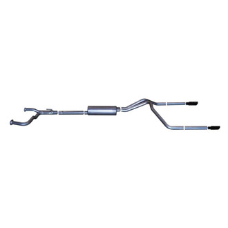 Gibson® - Black Elite™ Stainless Steel Cat-Back Exhaust System with Split Rear Exit