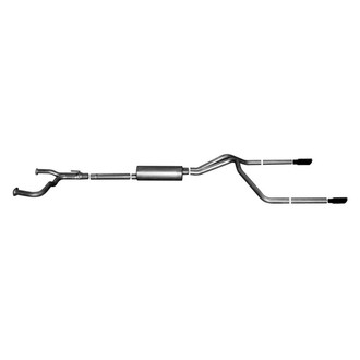 Gibson® - Black Elite™ Stainless Steel Cat-Back Exhaust System with Split Rear Exit