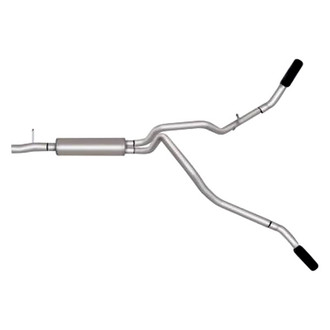Gibson® - Black Elite™ Stainless Steel Cat-Back Exhaust System with Split Side Exit