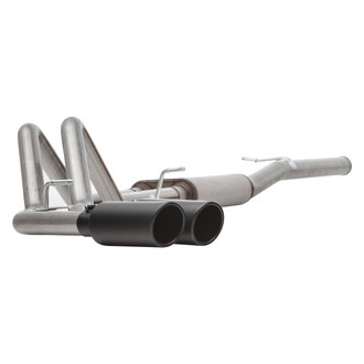 Gibson® - Black Elite™ Stainless Steel Sport Cat-Back Exhaust System with Dual Side Exit